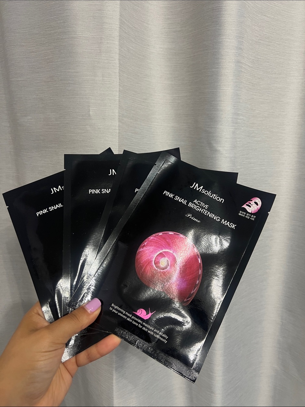 KOREAN SKINCARE - Pink Snail Brightening Face Mask